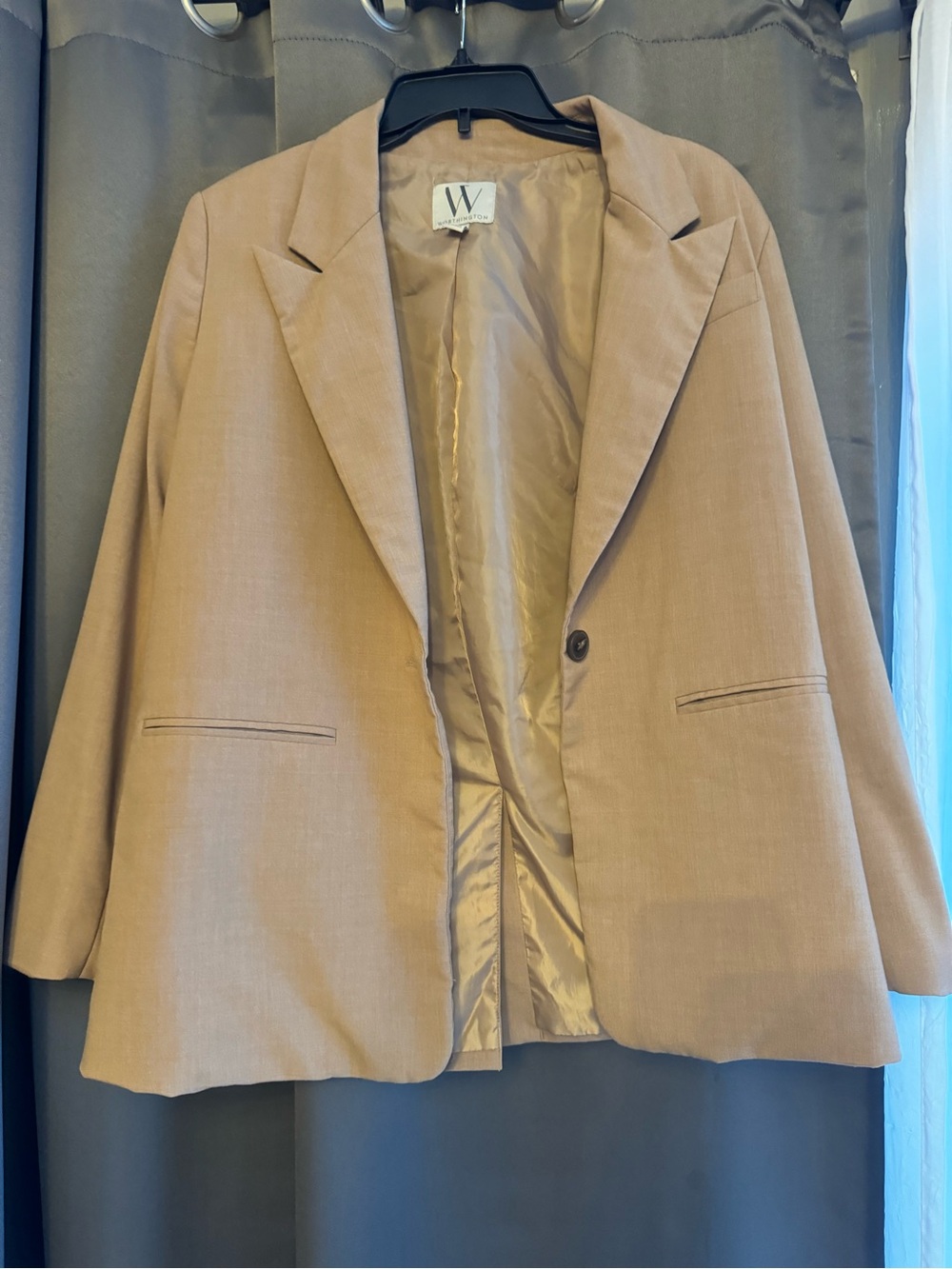 Worthington Women's Tan Blazer Jacket